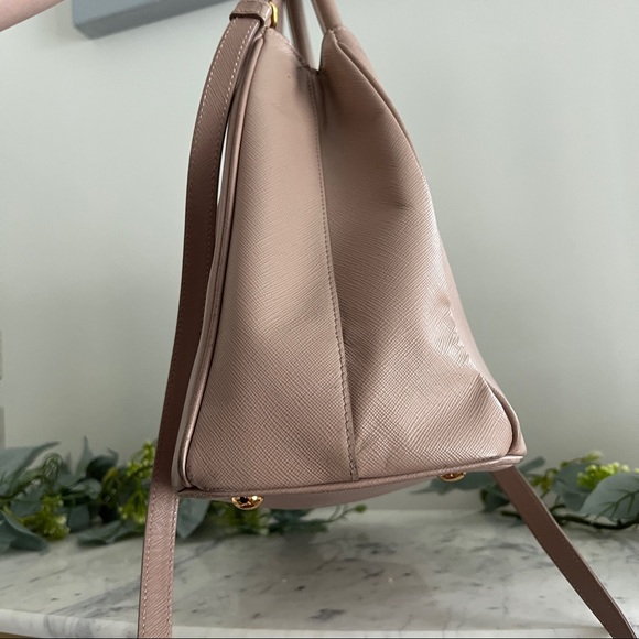 🤎 Prada Saffiano Lux Leather Small tote bag - Picture 7 of 15